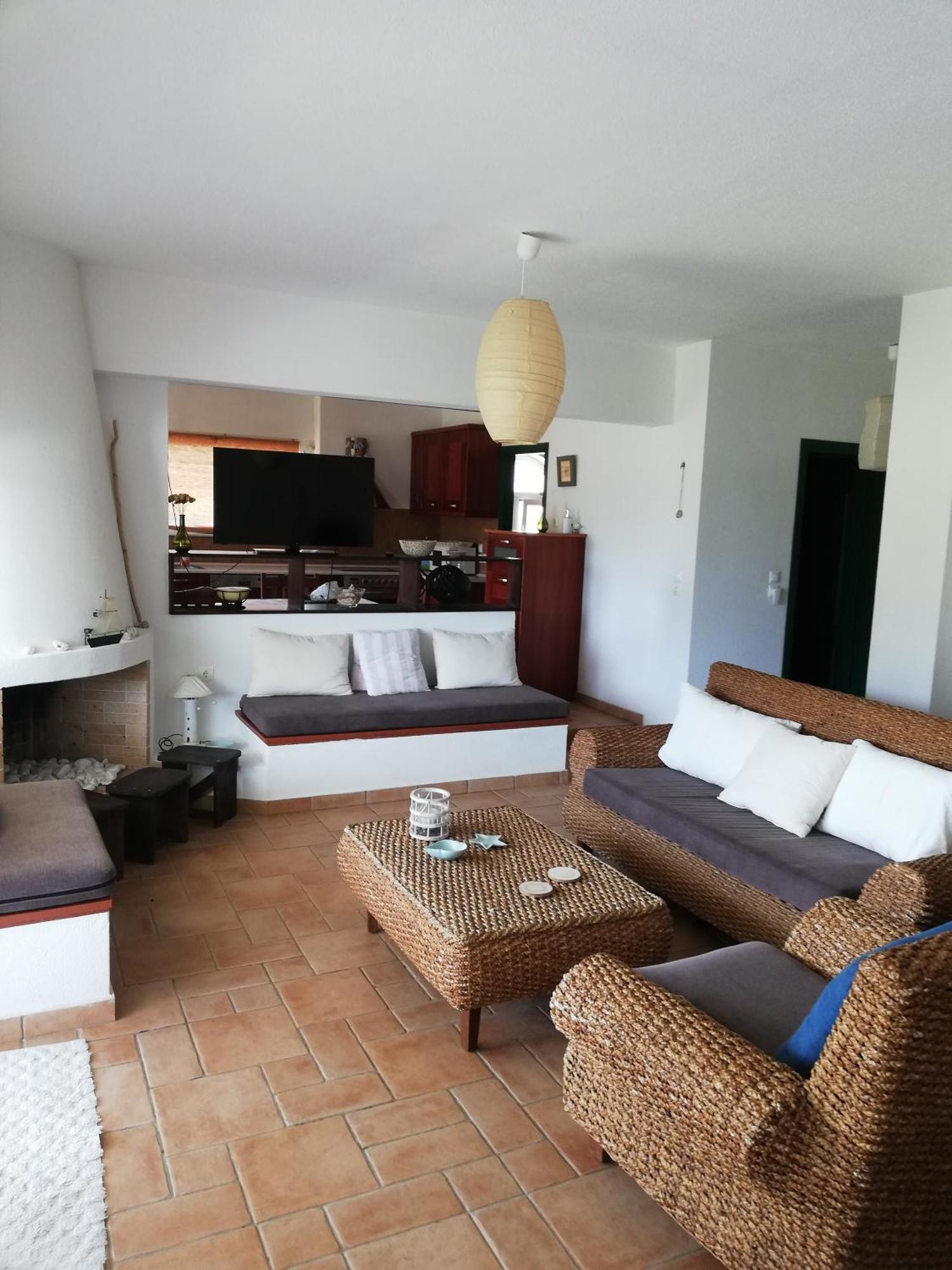 Marathon Beachside Villa 100M From The Beach Schinias Exteriör bild